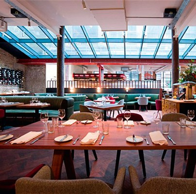 Роскошный ресторан Merchants Tavern в лондонском районе Шордич