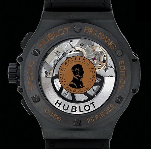 Дизайн новых часов Hublot Aero Johnnie Walker напоминает о благородстве элитного виски