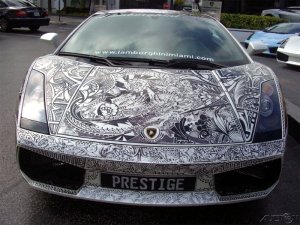 Расписной Lamborghini Gallardo на eBay