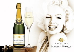 Создана эксклюзивная серия шампанского «Мэрилин Монро».