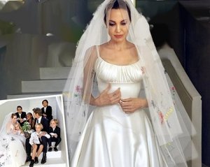 Раскрыта тайна свадебного наряда Анджелины Джоли